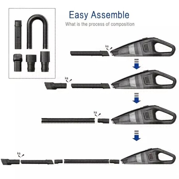 Portable Cordless Handheld Bag-Free Vacuum Cleaner - Picture 1 of 9